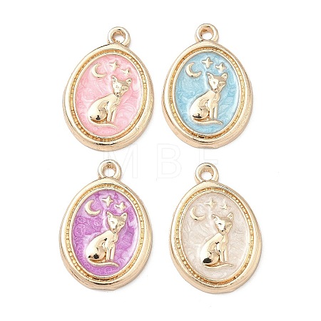Alloy Enamel Pendants FIND-H058-01D-KCG-1