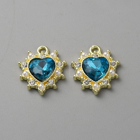 Golden Alloy Pendants FIND-WH0160-61I-1