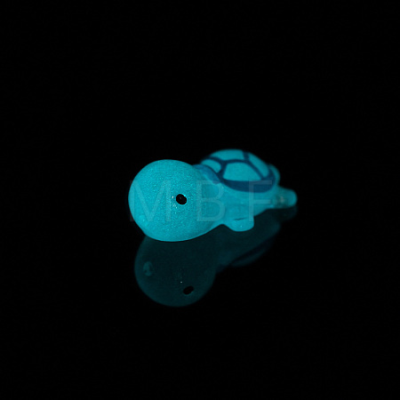 Luminous Translucent Resin Sea Animal Cabochons RESI-D055-01F-1