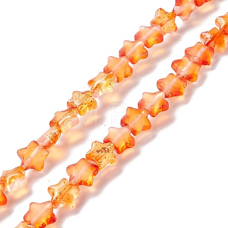 Transparent Glass Beads Strand X1-GLAA-F112-04F-1
