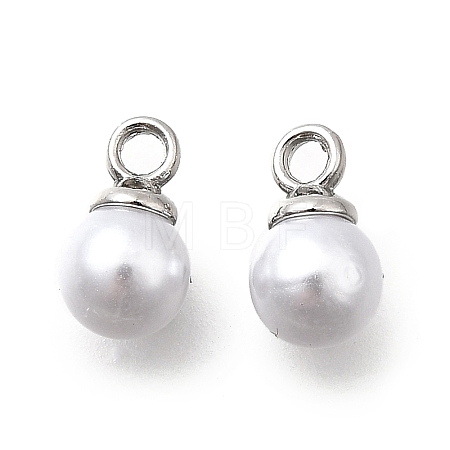 ABS Plastic Imitation Pearl Pendants FIND-H052-01B-04P-1