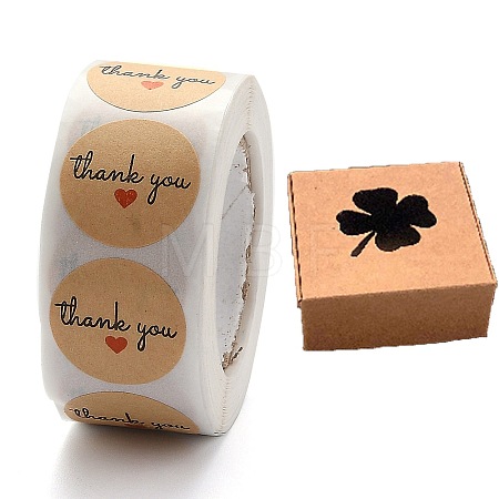 30Pcs Eco-Friendly Square Folding Kraft Paper Gift Box CON-CJ0001-16-1