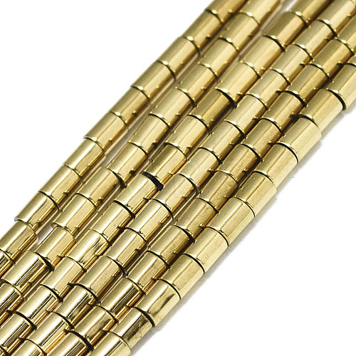 Electroplate Non-magnetic Synthetic Hematite Beads Strands G-S352-71A-01-1