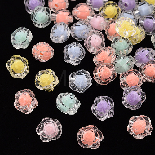 Transparent Acrylic Beads X-TACR-S152-20A-1