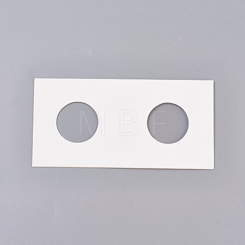 Cardboard Staple Type Coin Mylar Flip Holder Cover Case AJEW-WH0052-06B-1
