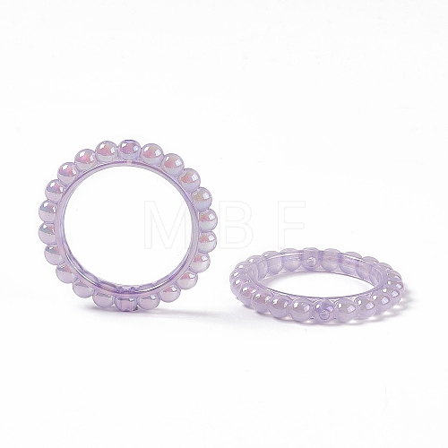 UV Plating Opaque Acrylic Beads Frames PACR-M003-03D-1