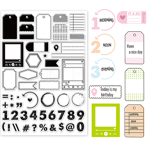 Custom PVC Plastic Stamps DIY-WH0296-0003-1