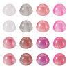 40Pcs 4 Colors Resin UV Reactive Beads RESI-TA0005-69-3