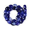 Dyed & Heated Natural Agate Beads Strands G-N359-14A-01-3