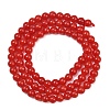 Natural Dyed White Jade Beads Strands GG-CBAEB22-B01-4mm-06-5