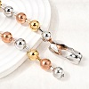 304 Stainless Steel Ball Chains Necklaces for Unisex NJEW-K305-01A-3