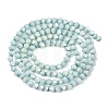 Electroplate Bicone Glass Beads Strands GL-T021-2.5x3mm-16-18-2