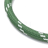 Ployester Core-Wrapped Round Cord Necklace Making KK-CBACFA2-03G-23-2