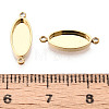 304 Stainless Steel Connector Cabochon Settings STAS-N115-34G-3