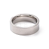201 Stainless Steel Plain Band Ring for Women RJEW-I089-34A-P-2