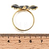 304 Stainless Steel Enamel Cuff Open Rings SA-CBA369F-02G-03-5