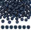 Handmade Rhinestone Clay Pave Beads RB-WH0003-11-1