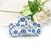 Rectangle with Evil Eye PVC Claw Hair Clips PW-WG515C0-03-1