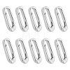 Brass Spring Gate Rings KK-WH0816-056P-1
