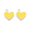 304 Stainless Steel Enamel Charms STAS-L022-483G-03-1