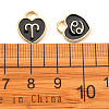 Light Gold Plated Alloy Enamel Pendants ENAM-R055-05B-4