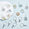  DIY 3D Goldfish Bag Keychain Making Kits DIY-NB0007-43-5