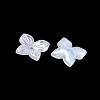 Iridescent Plating Acrylic Bead Caps AC-CBA81FF-03A-2