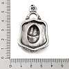 Retro 304 Stainless Steel Big Pendants STAS-I205-38AS-04-3