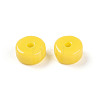 Opaque Solid Color Glass Beads GLAA-N007-6x3mm-A09-2