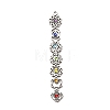 Chakra 304 Stainless Steel Big Pendants STAS-F367-14P-1