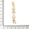 Brass Micro Pave Clear Cubic Zirconia Big Pendants KK-B176-02G-03-3