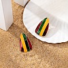 Triangle Alloy Enamel Stud Earrings FS-WG49E79-01-3
