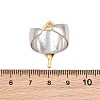 304 Stainless Steel Cuff Open Rings SA-CBV3037-03GP-01-5