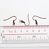 50Pcs Iron Earring Hooks IFIN-YW0001-35R-NF-4