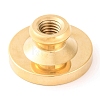 Boy & Girl Golden Tone Round Wax Seal Brass Stamp Heads AJEW-S087-01G-04-3