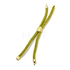 Nylon Cords Bracelet Makings Fit for Connector Charms AJEW-P116-01G-08-2