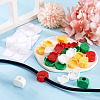 16Pcs 4 Colors PP Plastic Cable Organizers Clips Holder AJEW-TA0003-67-5