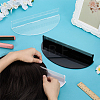 3Pcs 3 Colors Acrylic Hairpiece Display Stands ODIS-GO0001-14-4
