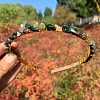 Natural Indian Agate Hair Bands PW-WGC1C33-64-1