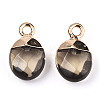 Faceted Glass Charms X-GLAA-N040-007A-3