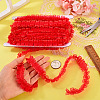 10M Double Layer Polyester Lace Ribbon OCOR-TA0004-14D-6