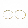 Brass Hoop Earrings LS-KK-T032-005G-1