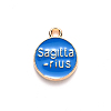 Alloy Enamel Pendants ENAM-S124-01A-02F-3