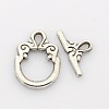 Tibetan Style Alloy Ring Toggle Clasps X1-PALLOY-J471-24AS-1