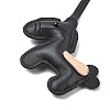 Horse PU Leather Pendant Decorations HJEW-A012-01E-3