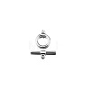 Stainless Steel Toggle Clasps PW-WG419A3-12-1