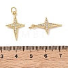 Easter Religion Brass Micro Pave Clear Cubic Zirconia Pendants KK-T085-18A-G-3