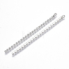 Brass Rhinestone Cup Chains Tassel Big Pendants X-KK-R129-10P-2