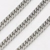 304 Stainless Steel Double Link Chains CHS-K001-23-3mm-1