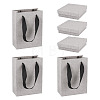 3Pcs Square Paper Jewelry Display Cases CON-TA0001-39D-02-3
